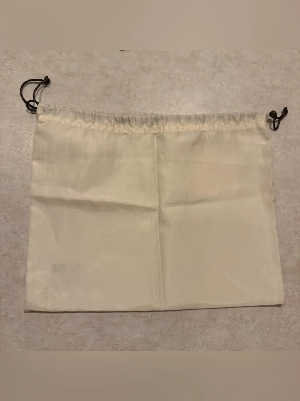 Coach Cream Logo Drawstring Dust Bag